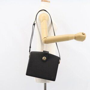 LOUIS VUITTON Epi Capuchin Shoulder Bag Black M52342 LV Auth 156775